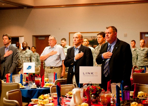 A reinvigorated chapter meets for lunch at Nellis Air Force Base with sponsorship from local corporate partners, such as T-Mobile, Cox Communications, Link Technologies and The Learning Center. Las Vegas is a fast becoming a hub for information technology services and secure data centers due to its low exposure to risks of natural disaster.